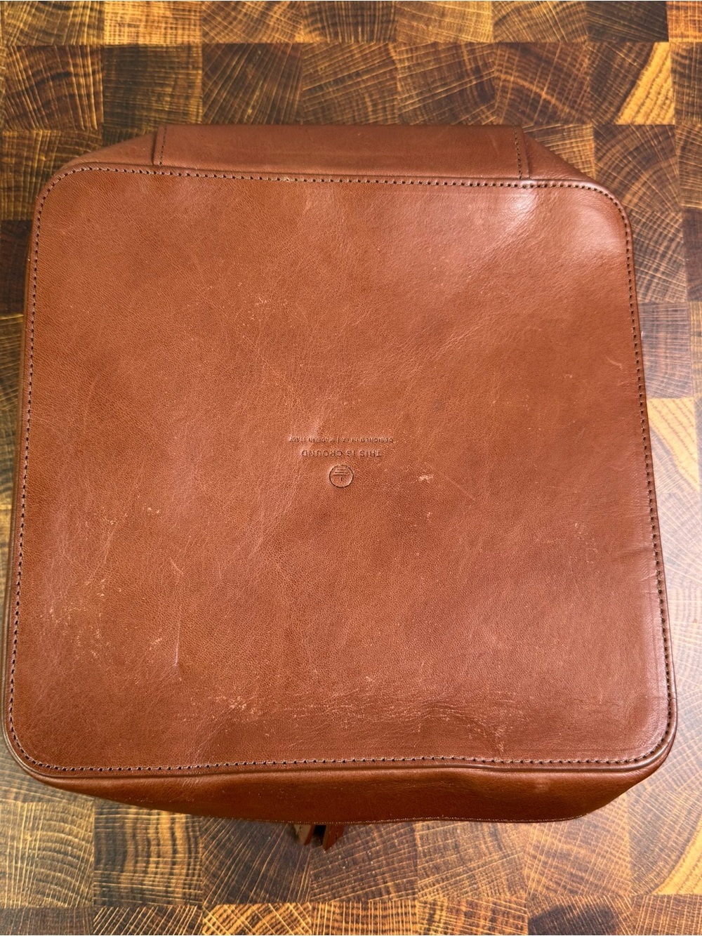 💼 This Is Ground Tech Dopp Kit Leather Organizer Toffee ✨ - Picture 2 of 6